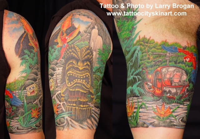 Welcome To The Jungle By Larry Brogan TattooNOW